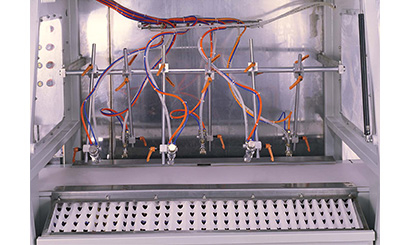 Pulverizador de moldeo lineal automático