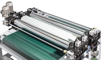 Recubrimiento con rodillo chino